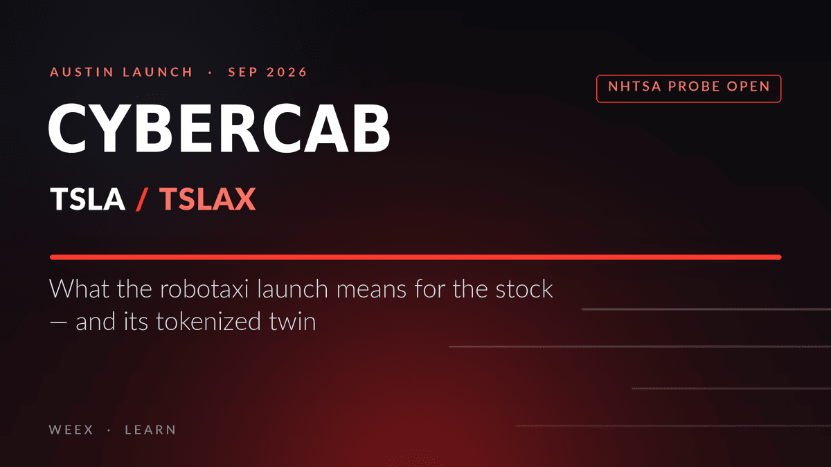 Cybercab上线:对TSLA和代币化TSLAX意味着什么