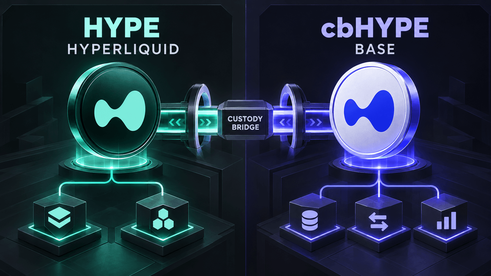 Hyperliquid HYPE versus Coinbase Wrapped HYPE comparison