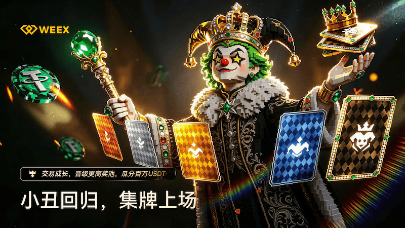WEEX小丑牌第四期重磅回归:玩法再升级,瓜分百万USDT