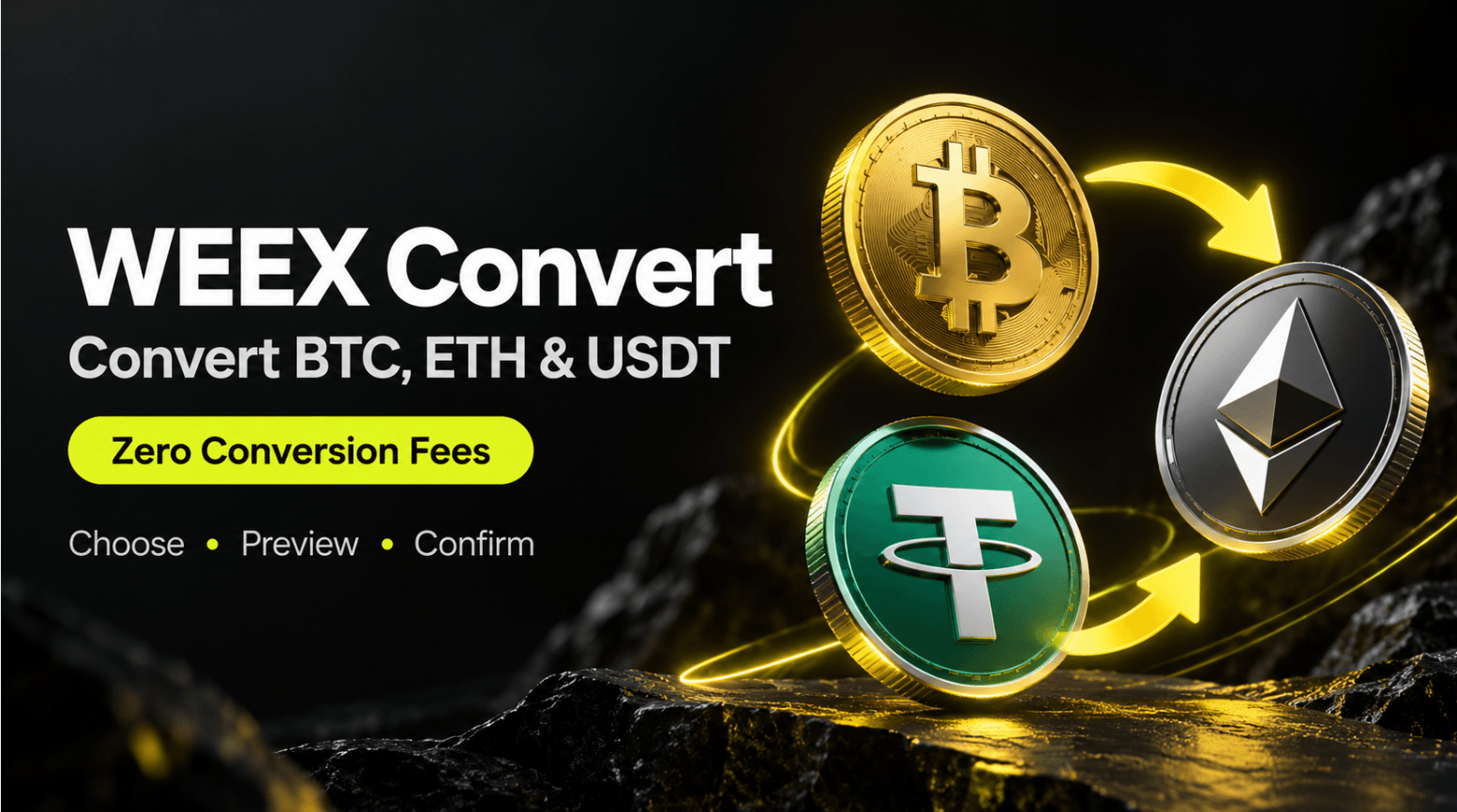 Как конвертировать ETH в USDT на WEEX: пошаговое руководство