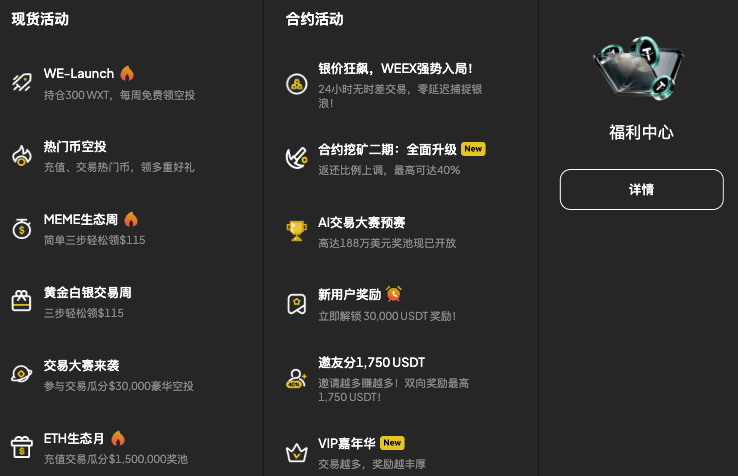 WEEX 官网福利中心,赢取更多活动奖励.png